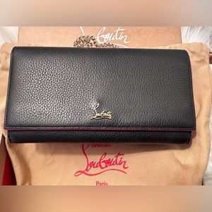 Christian Louboutin Calfskin Boudoir Chain Wallet